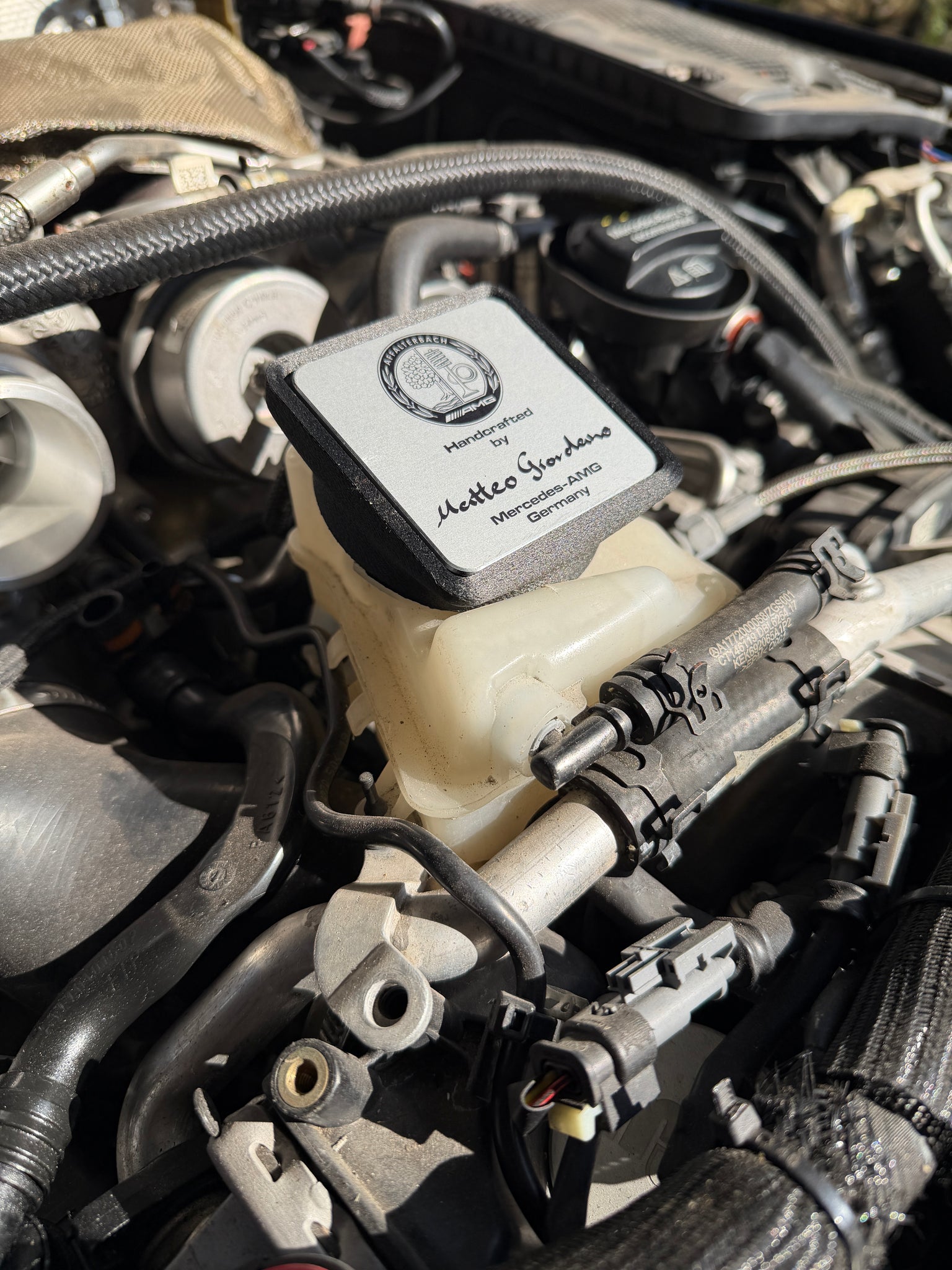 C63 Engine Mount W205 C63 M177 Build Plaque Mount – ModalWorks