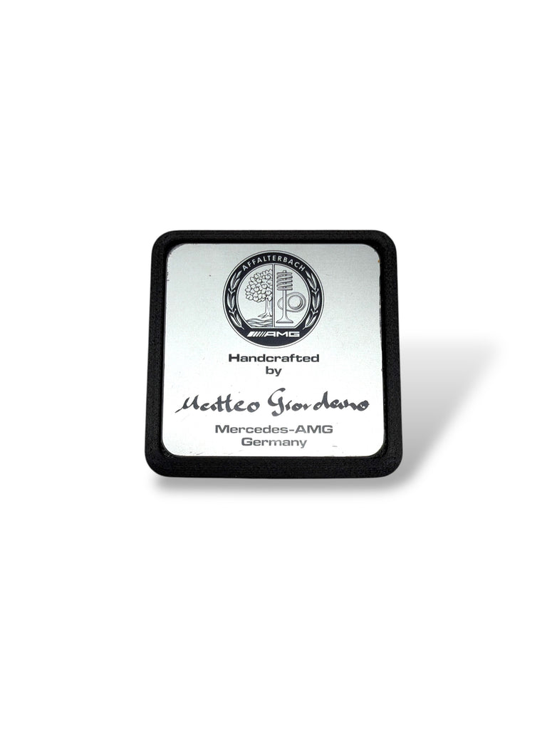 W205 C63 M177 Build Plaque Mount