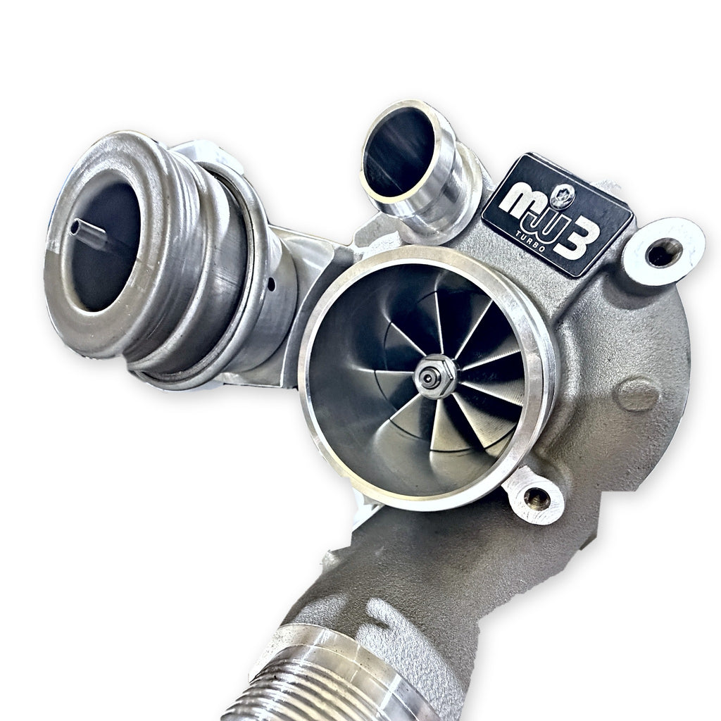 MW3 turbo billet compressor wheel close-up