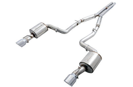 AWE Tuning Non-Resonated Touring Edition Catback Exhaust – 2015+ Dodge Charger 6.4L / 6.2L SC
