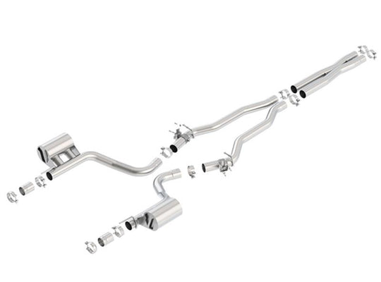 Borla ATAK Catback Exhaust –  Dodge Charger Hellcat 6.2L V8 w/ Valves, No Tips