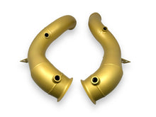 Load image into Gallery viewer, ModalWorks Cerakote performance downpipes for C190 Mercedes-AMG GT