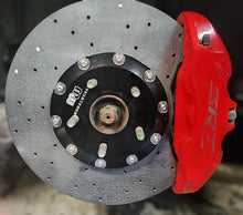 Load image into Gallery viewer, Close-up of ModalWorks carbon ceramic rotor surface pattern