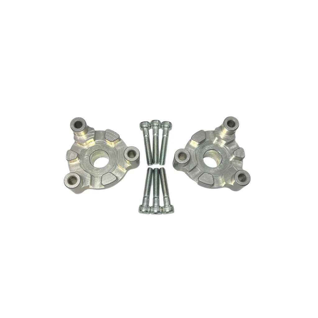 Hardware and fittings included with the Mercedes M177 VTA adapter kit