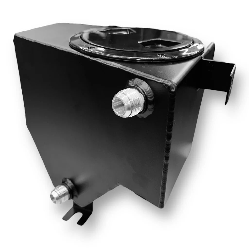 ModalWorks black aluminum ice tank for Trackhawk / Durango Hellcat, side view